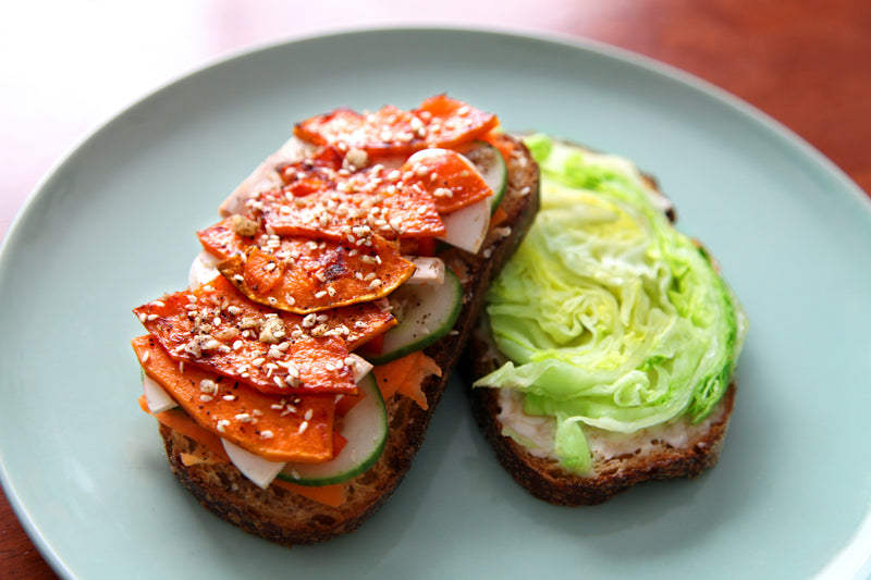 Pumpkin Sandwich with Bush Dukkah