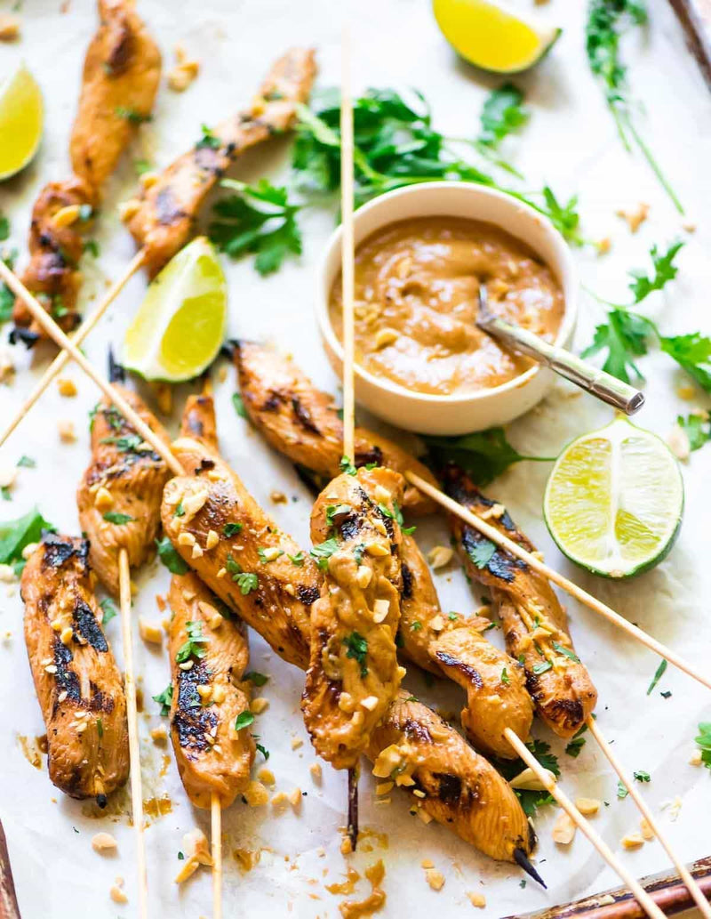 Chicken and Macadamia Satay