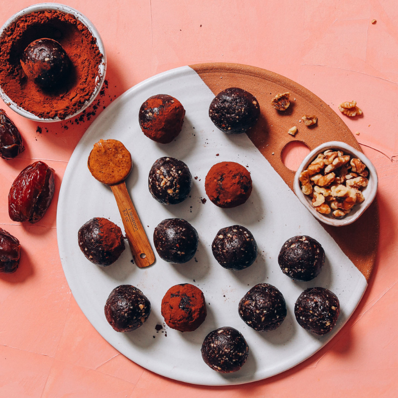 No Bake Brownie Balls with Wattleseed
