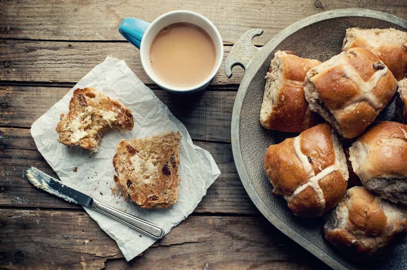 The Best Hot Cross Buns with Wattleseed