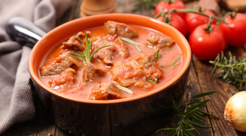 Traditional Goulash with saltbush