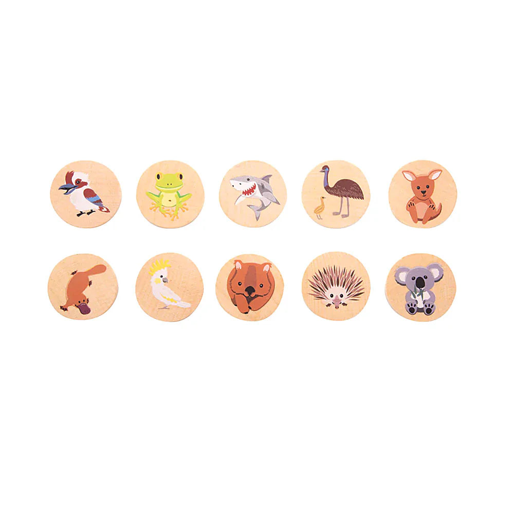 Aussie Animals Memory Game