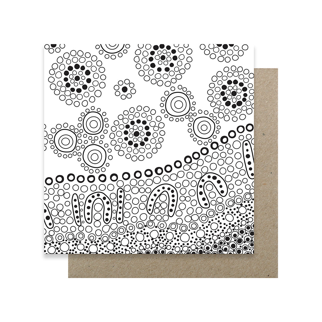 Colouring Cards Pack - First Nations Art