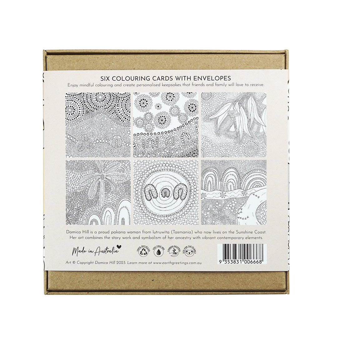 Colouring Cards Pack - First Nations Art