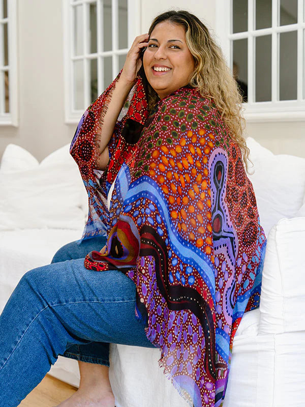 Aboriginal Our Country Rectangle Scarf