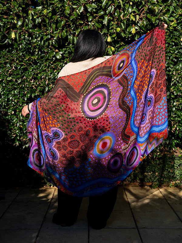 Aboriginal Our Country Rectangle Scarf