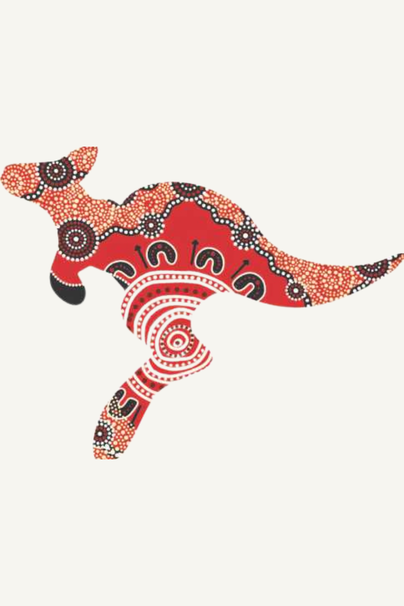 Kangaroo Shaped Flexi Magnet