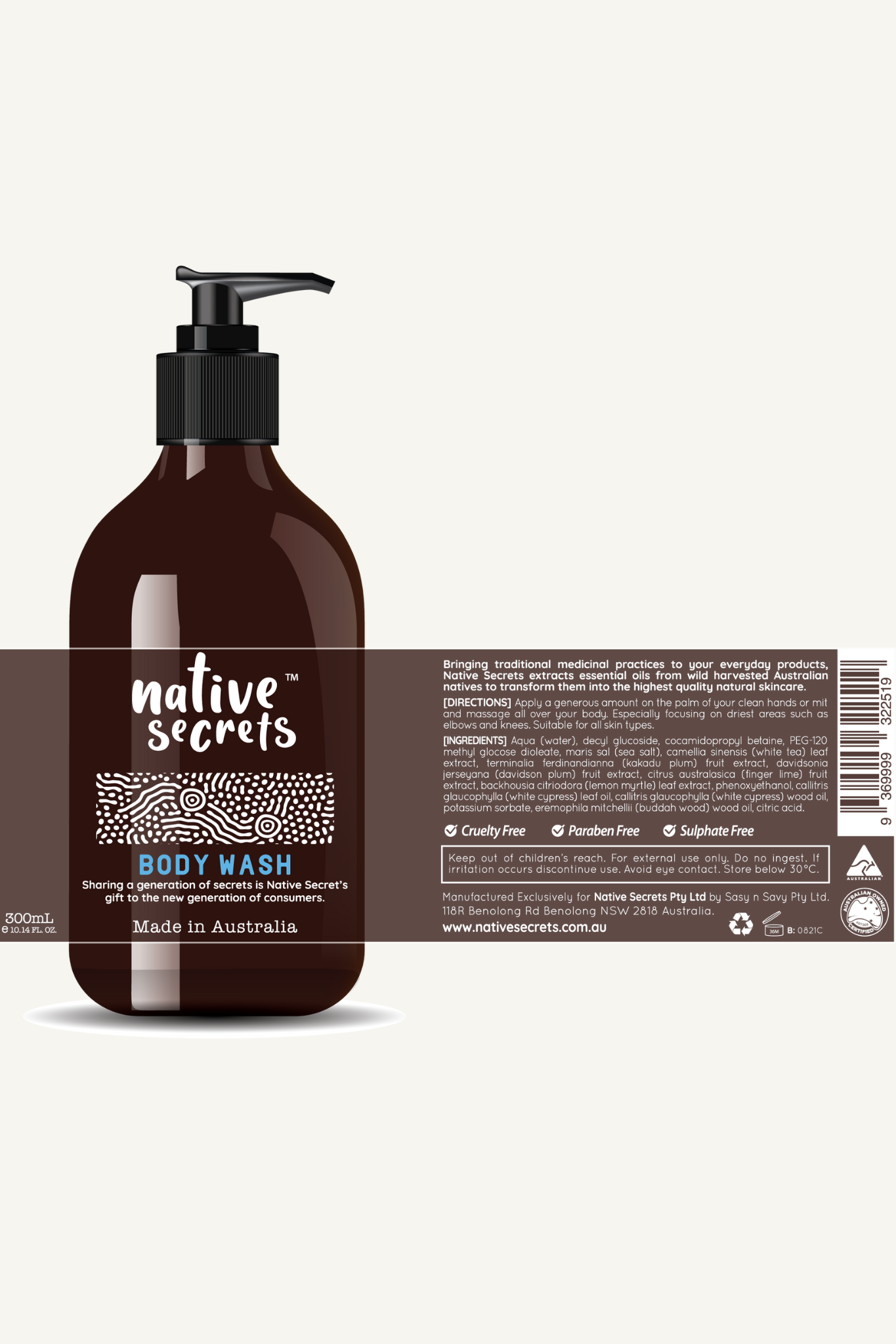 Native Secrets Body Wash
