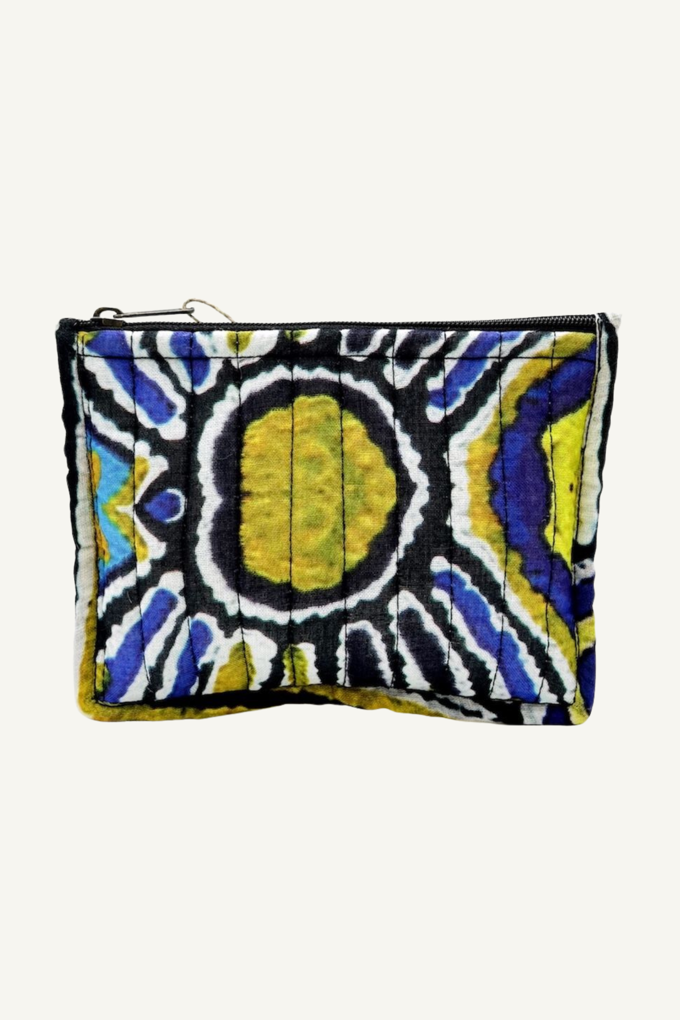 Quilted Zip Pouch Small - Judy Watson