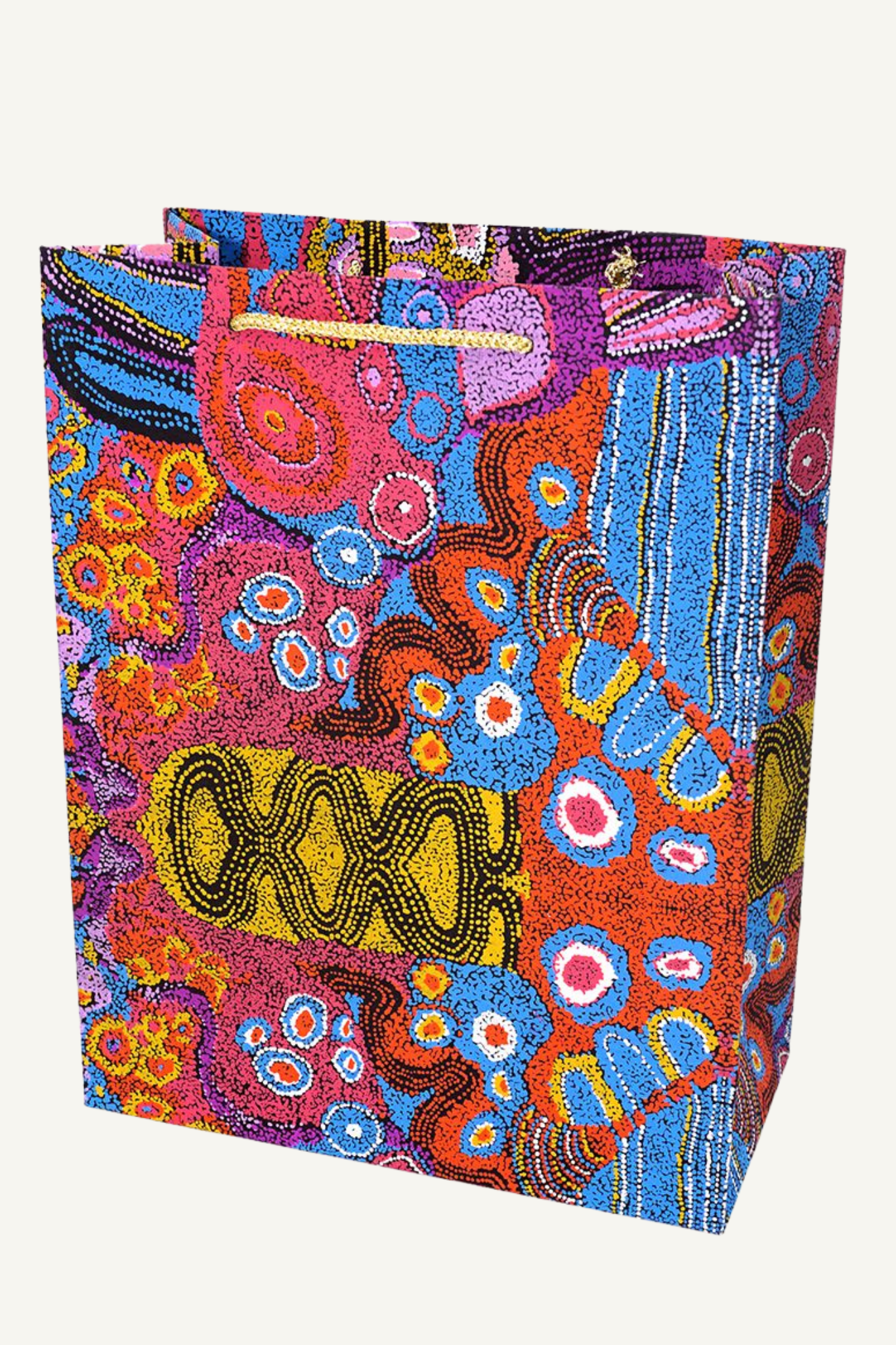 Aboriginal design Handmade Paper Giftbag LARGE