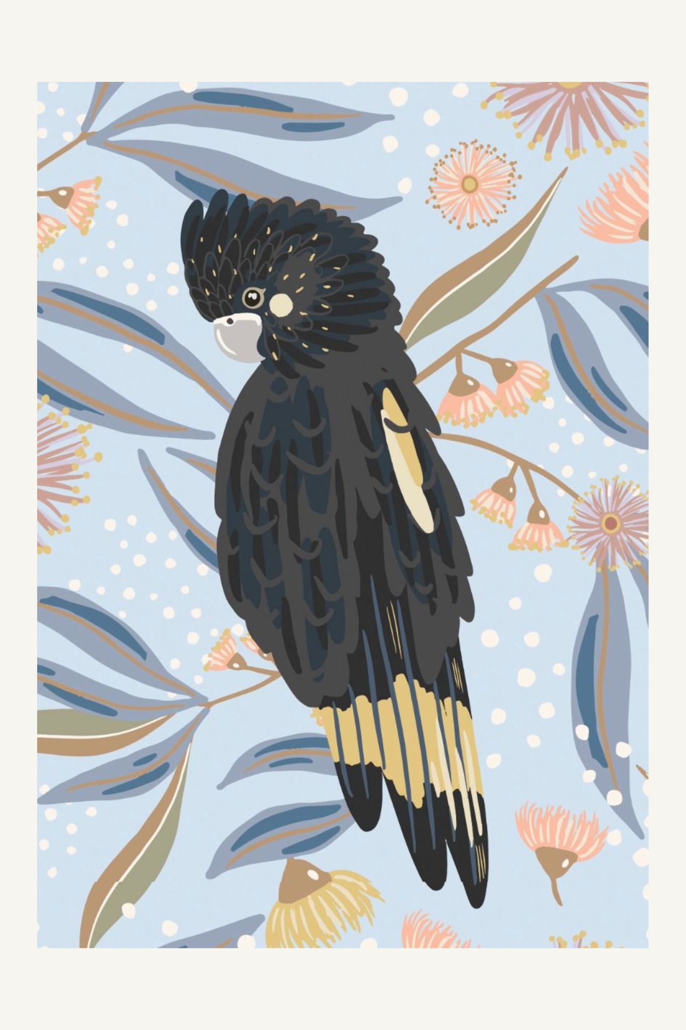 Christie Williams Greeting Card - Black Cockatoo