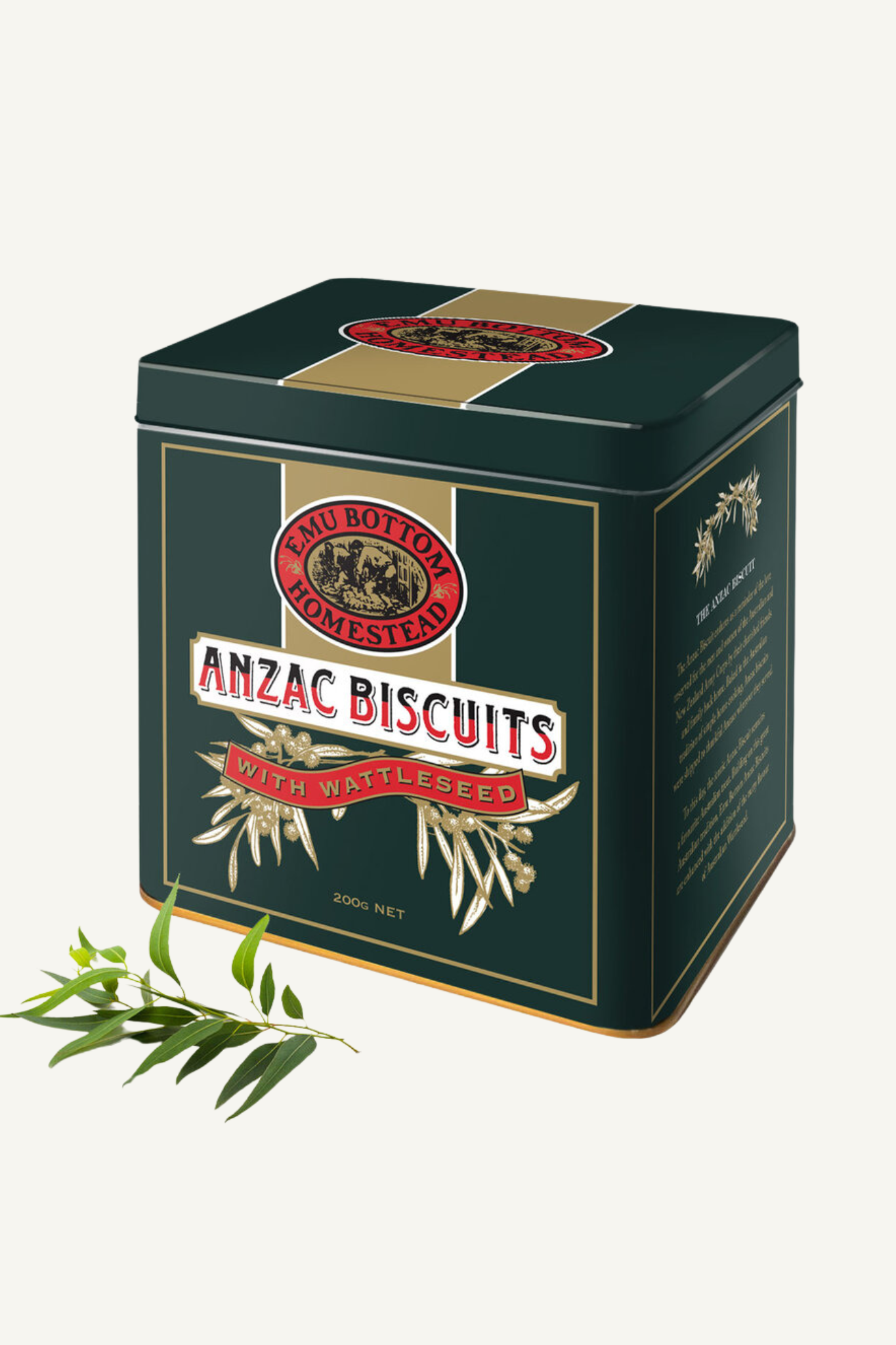 Emu Bottom Anzac Biscuit Tin