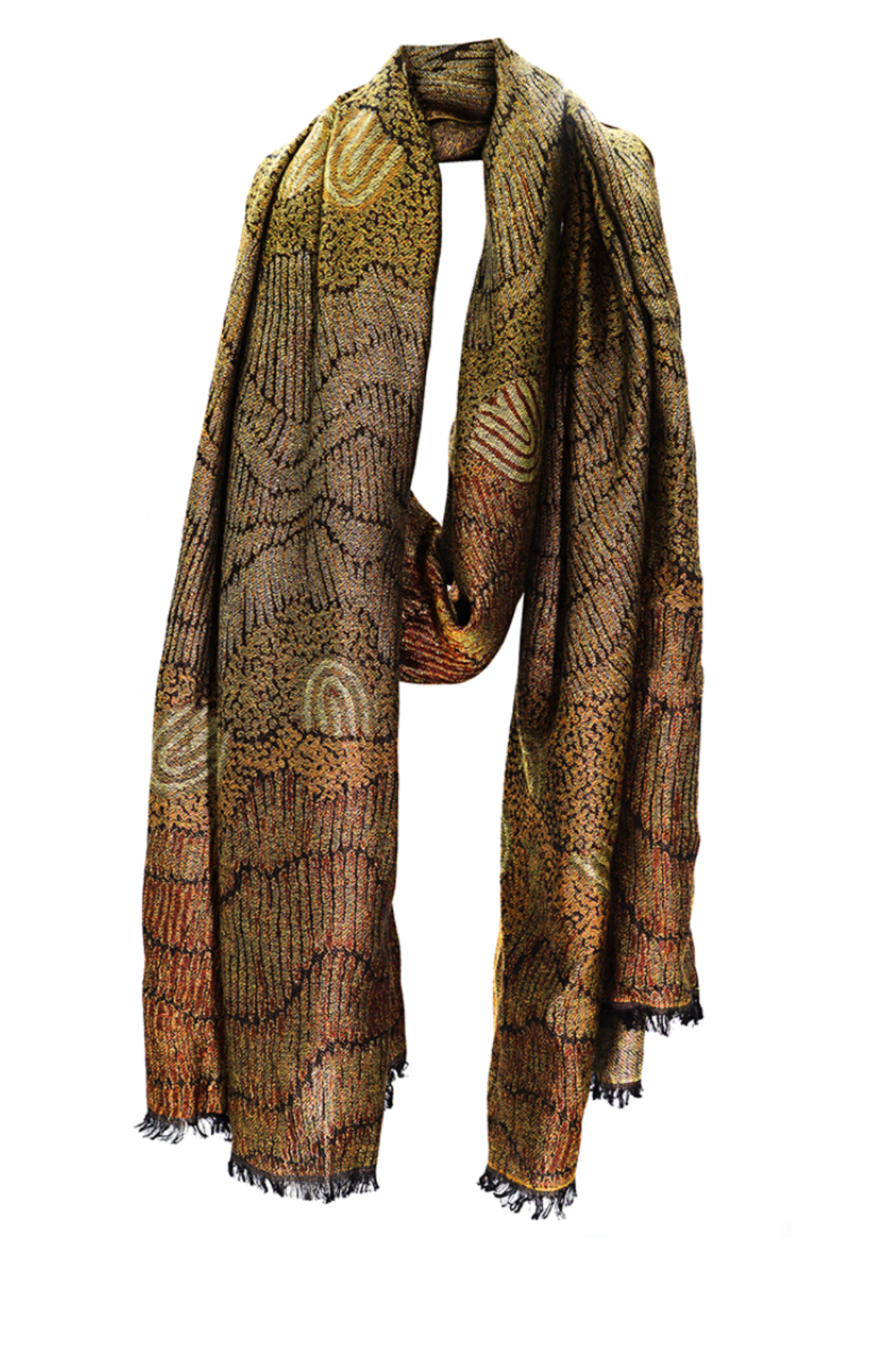 Damien and Yilpi Marks Modal Scarf 1