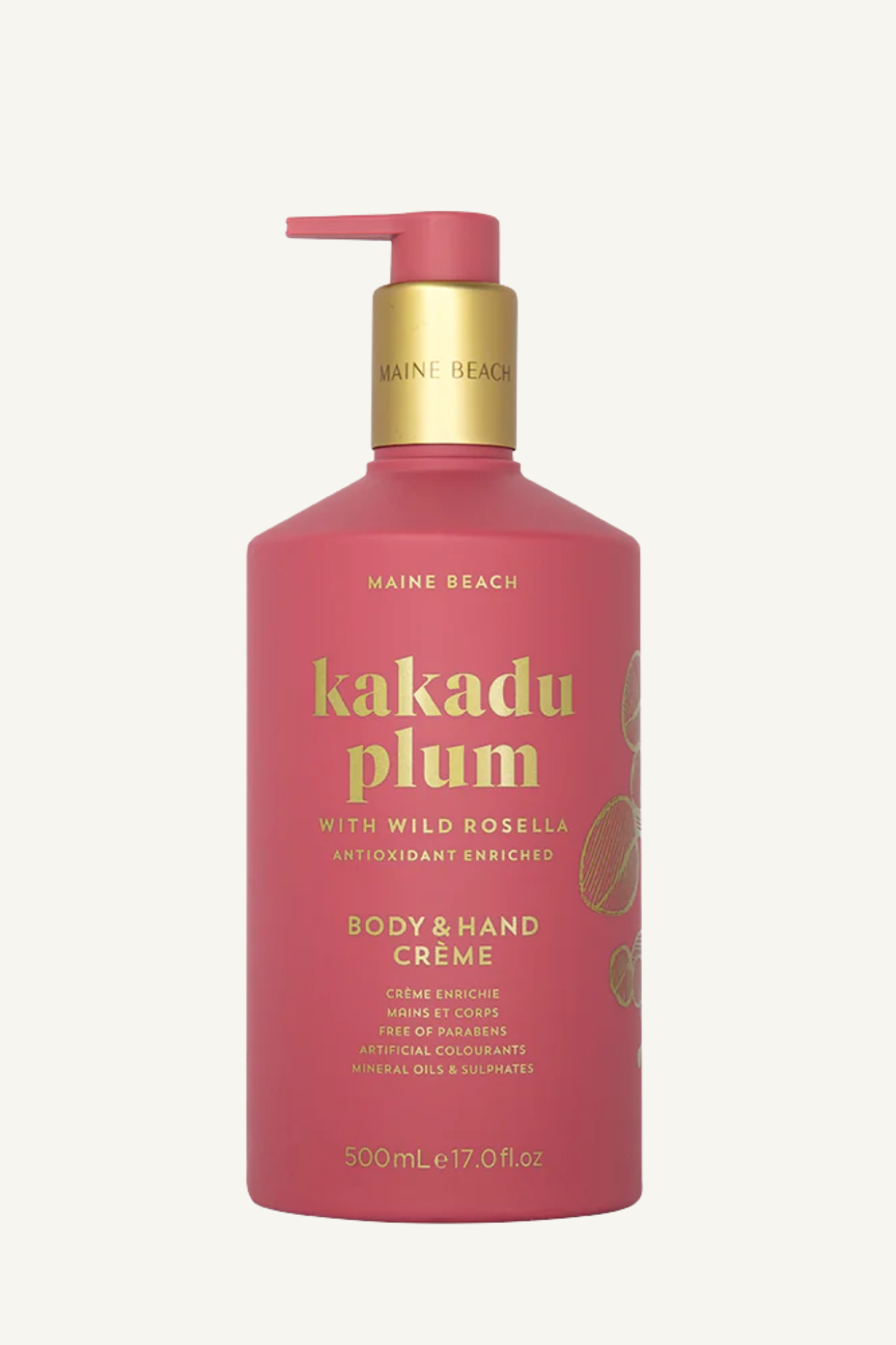 Kakadu Plum - Body & Hand Crème 500ml