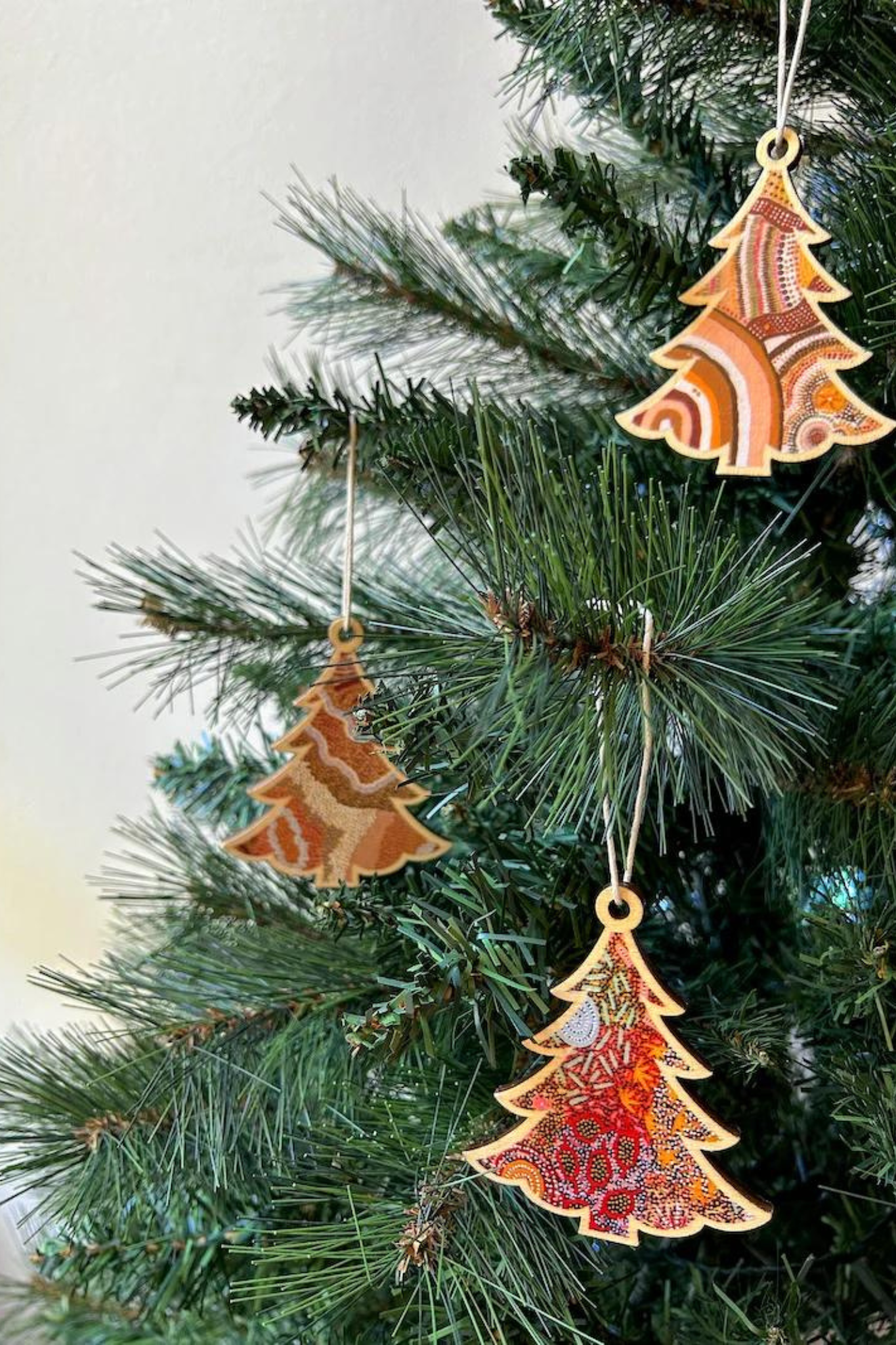 Aboriginal Christmas Tree Decoration Salt Water lake