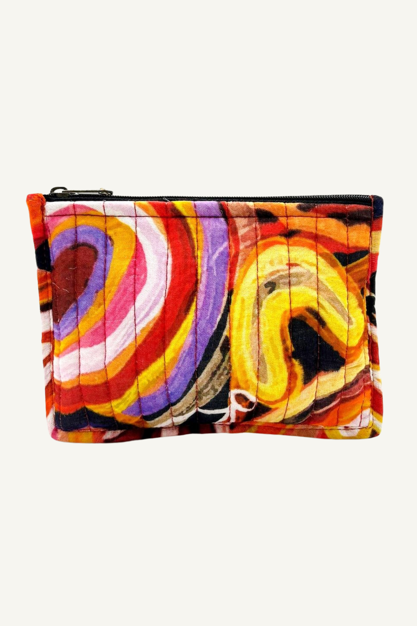 Quilted Zip Pouch Small - Cedric Varcoe