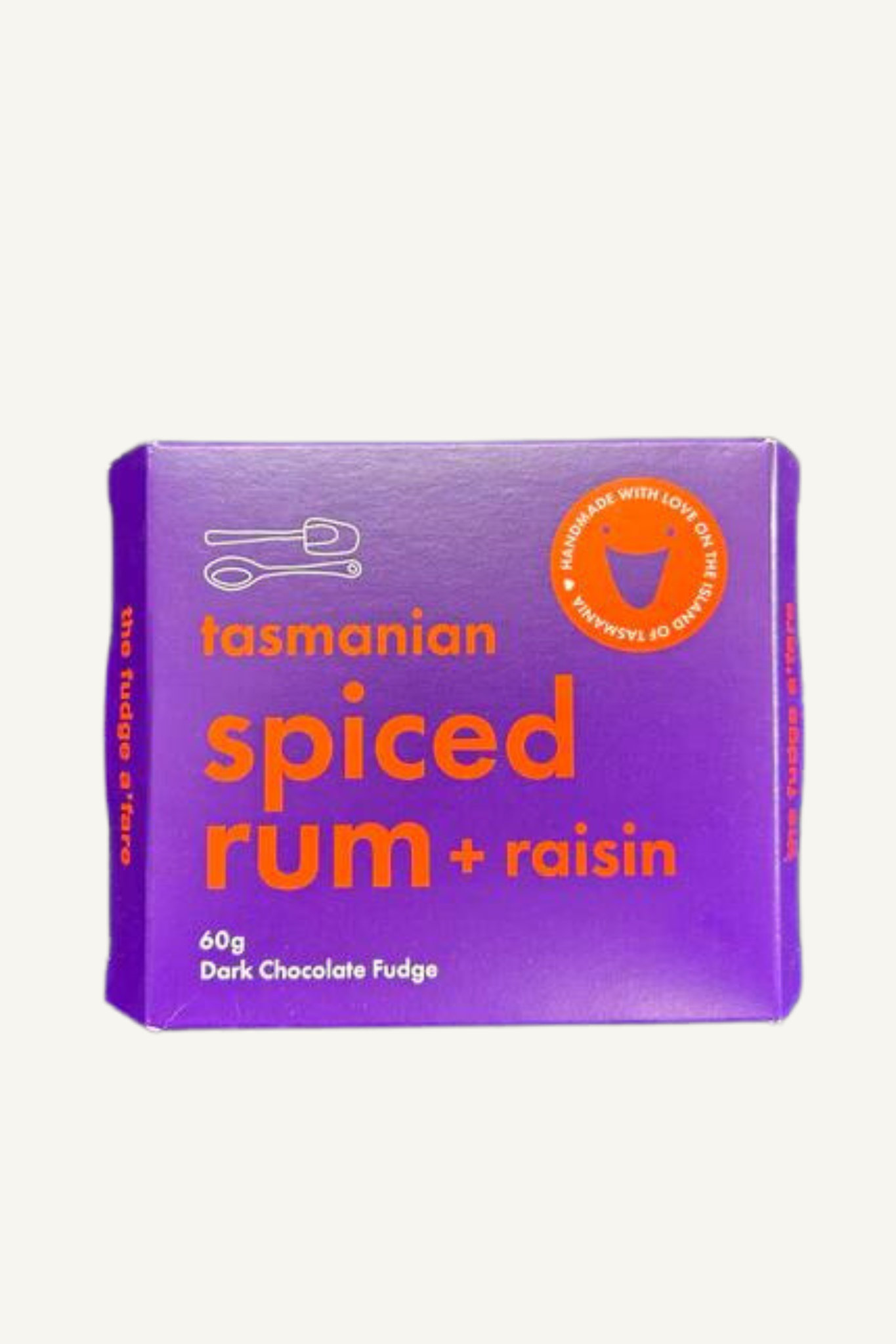 Tasmanian Spiced Rum + Raisin Fudge