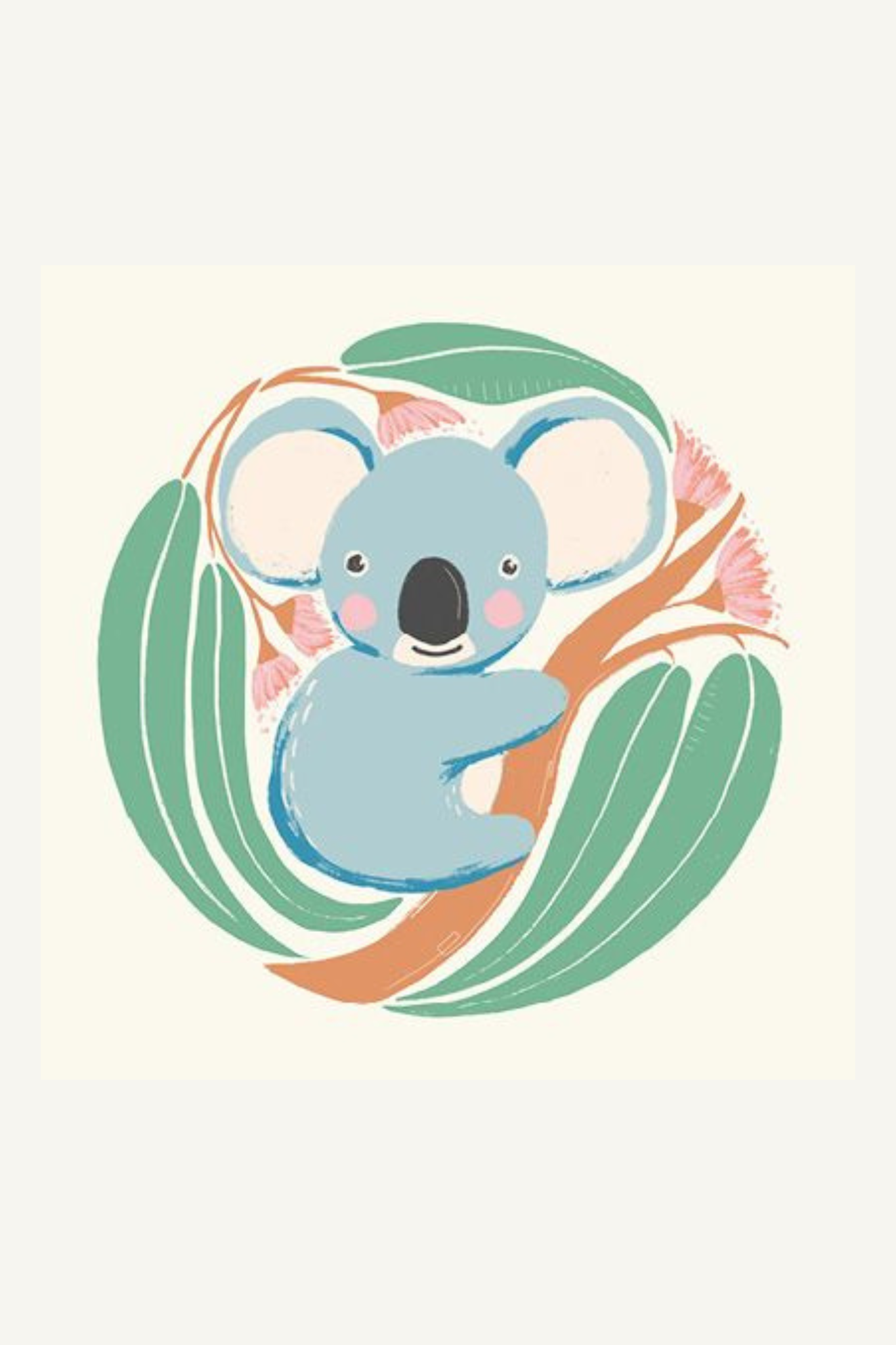 Wirihana Design Greeting Card - Cute Koala