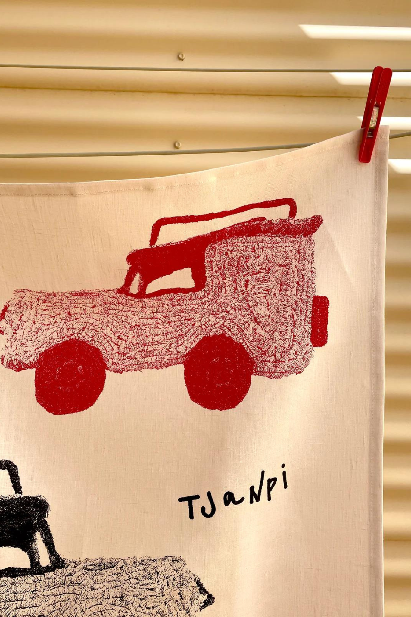 Come on Toyota! Tea Towel by Nellie Patterson
