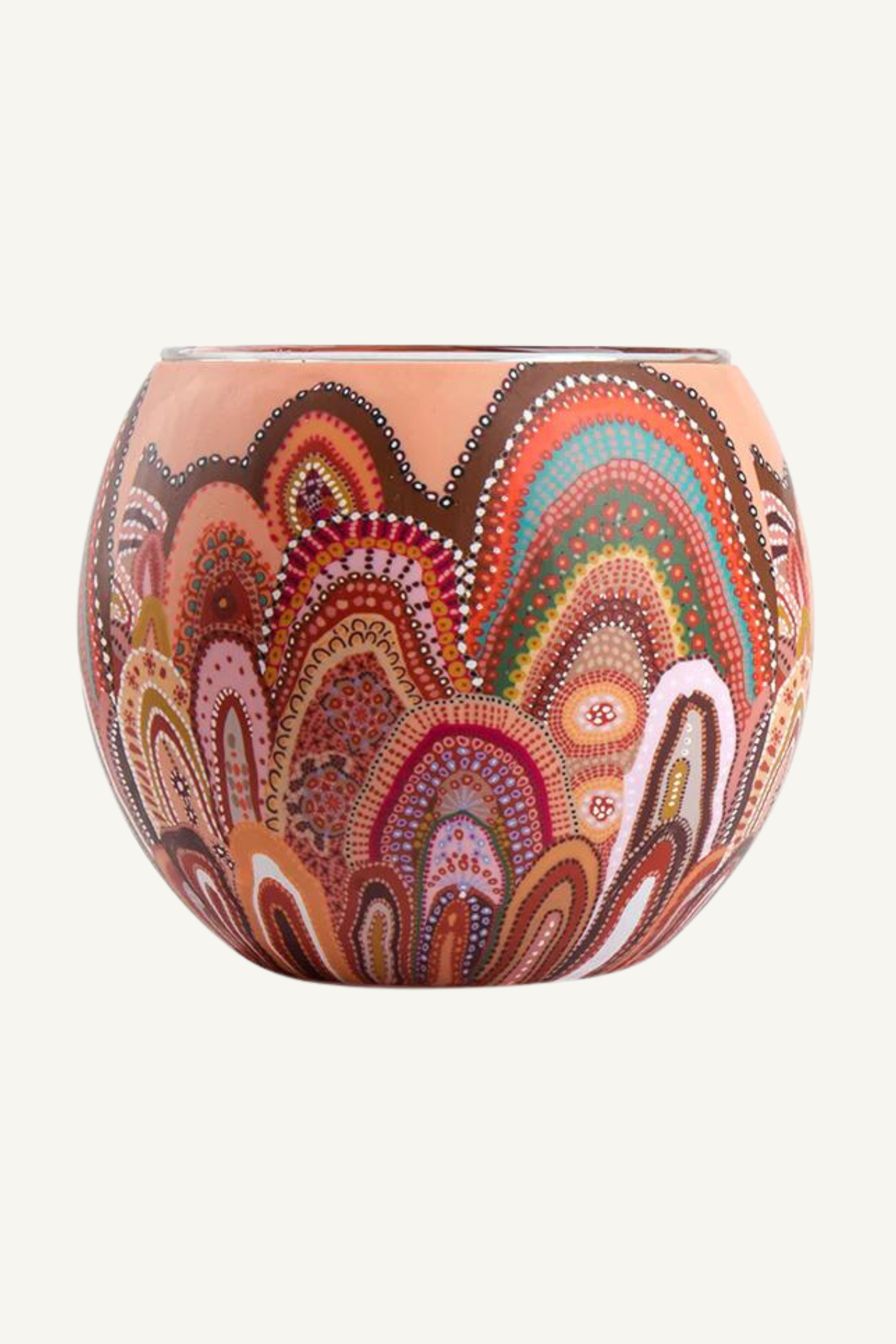 Aboriginal Tealight Candle Holder Beautiful Journey Home