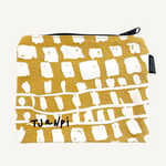 Zip Pouch by Margaret Smith (Yellow)