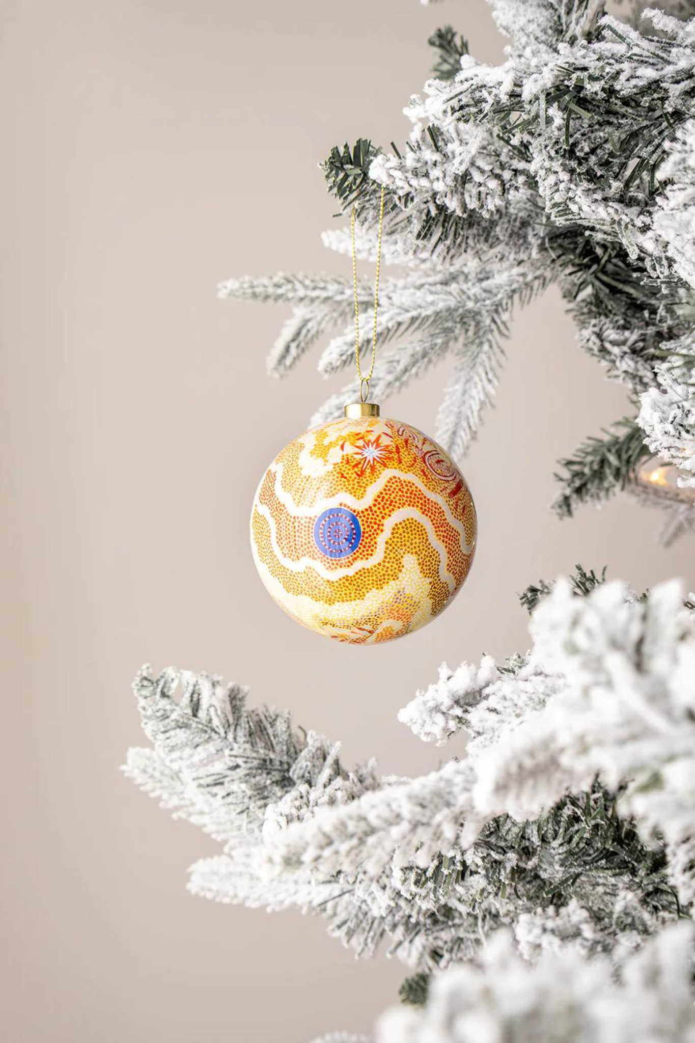 Aboriginal Salt Water Lake Bauble