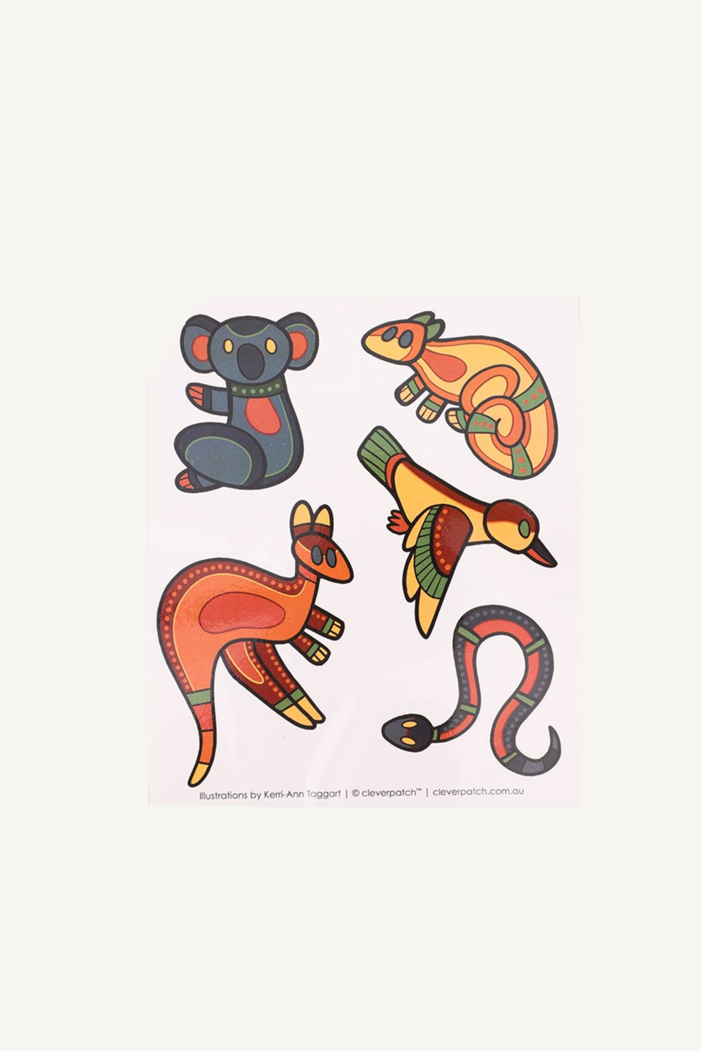 Temporary Tattoos - Indigenous Designed Animals