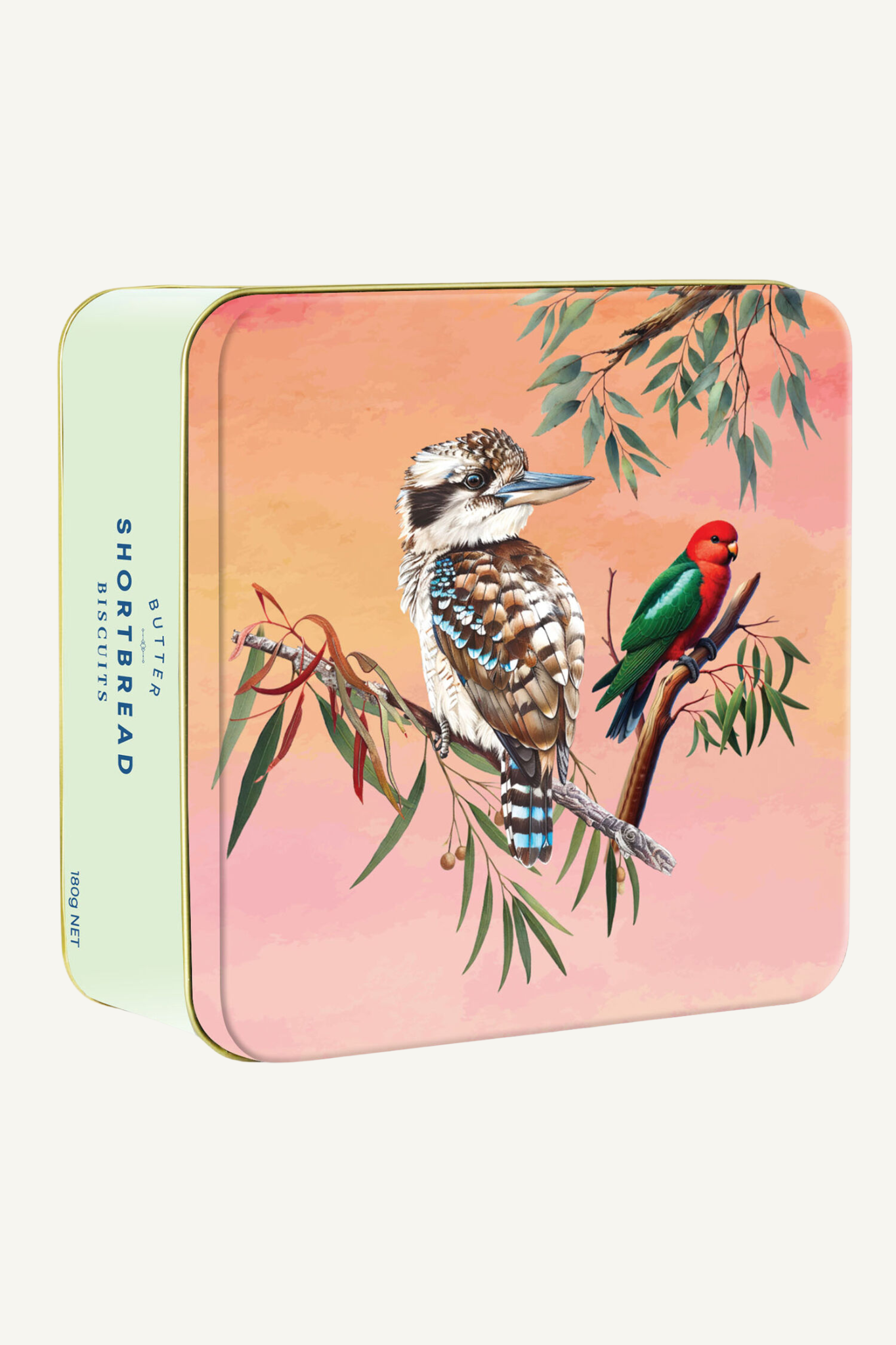 VPC Shortbread Tin - Aussie Birds Kookaburra