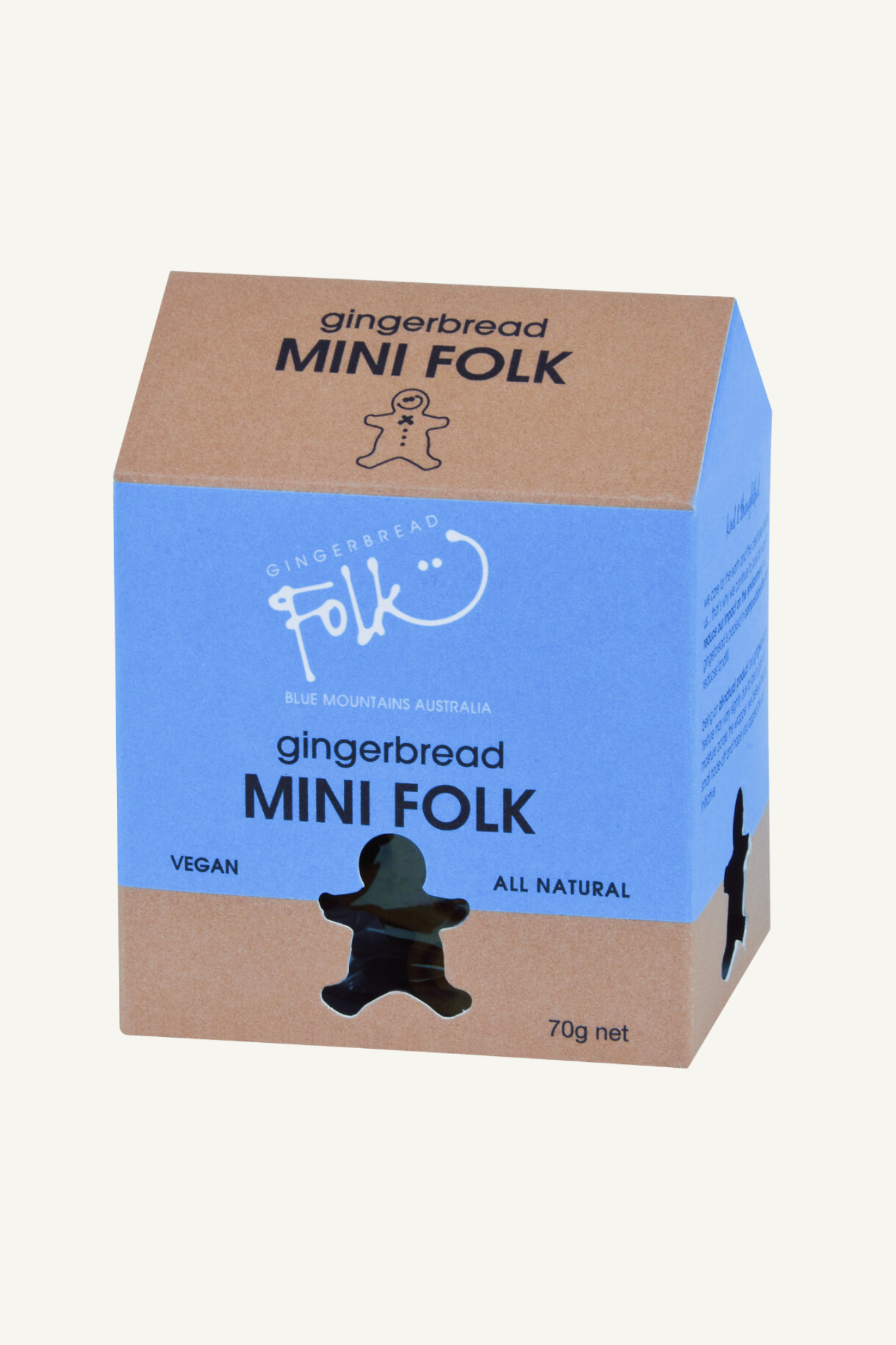 Gingerbread Folk Mini Folk (blue)