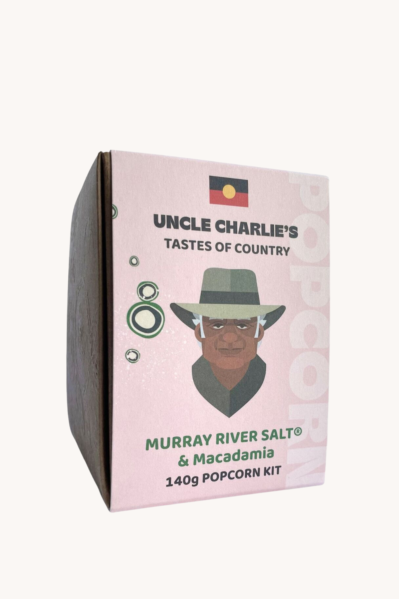 Uncle Charlie's Popcorn Kit Murray River Salt & Macadamia
