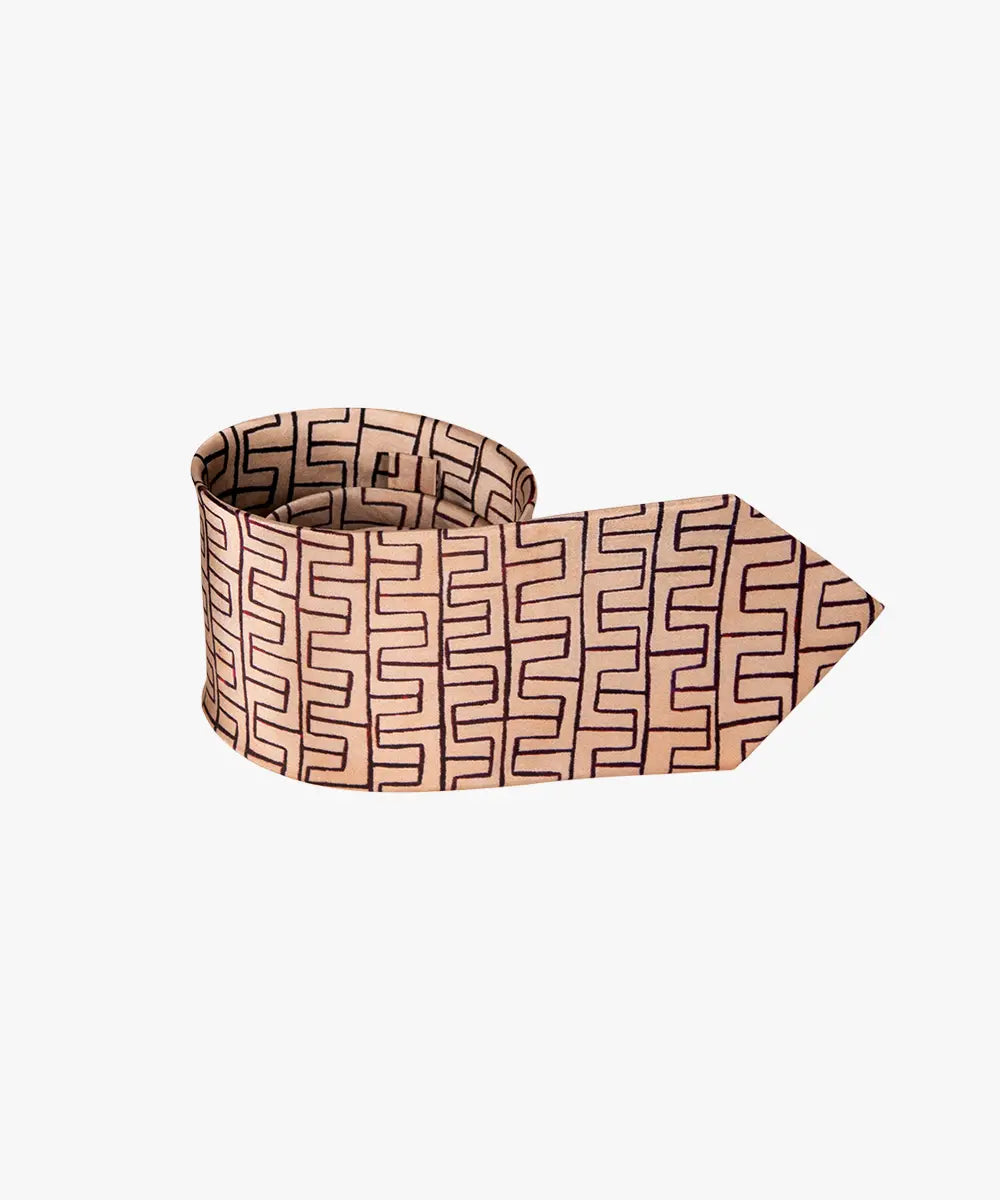 Untitled Tie by Ray James Tjangala