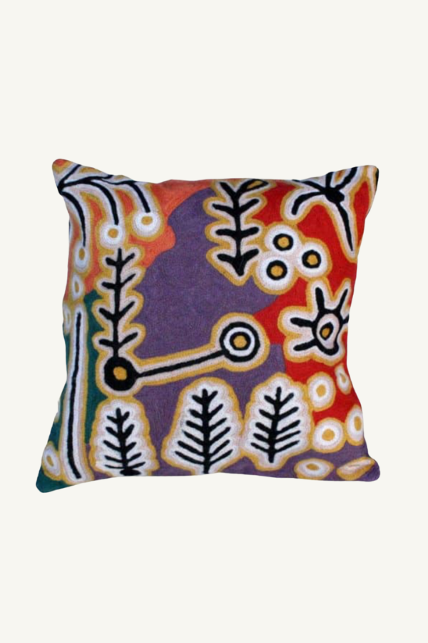 Cushion Cover - Paddy Japaljarri Stewart - Kakadu-Plum-Co