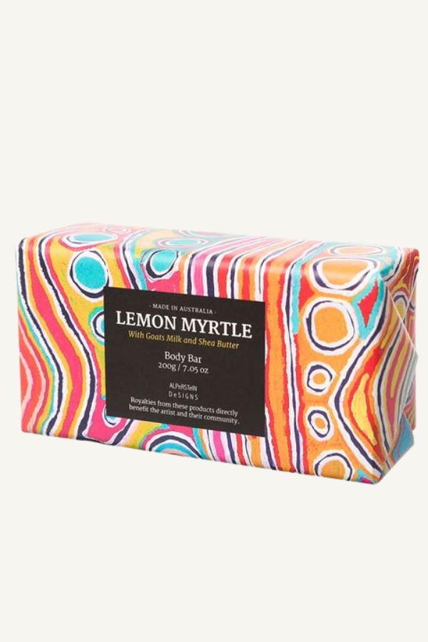 Judy Watson lemon myrtle soap