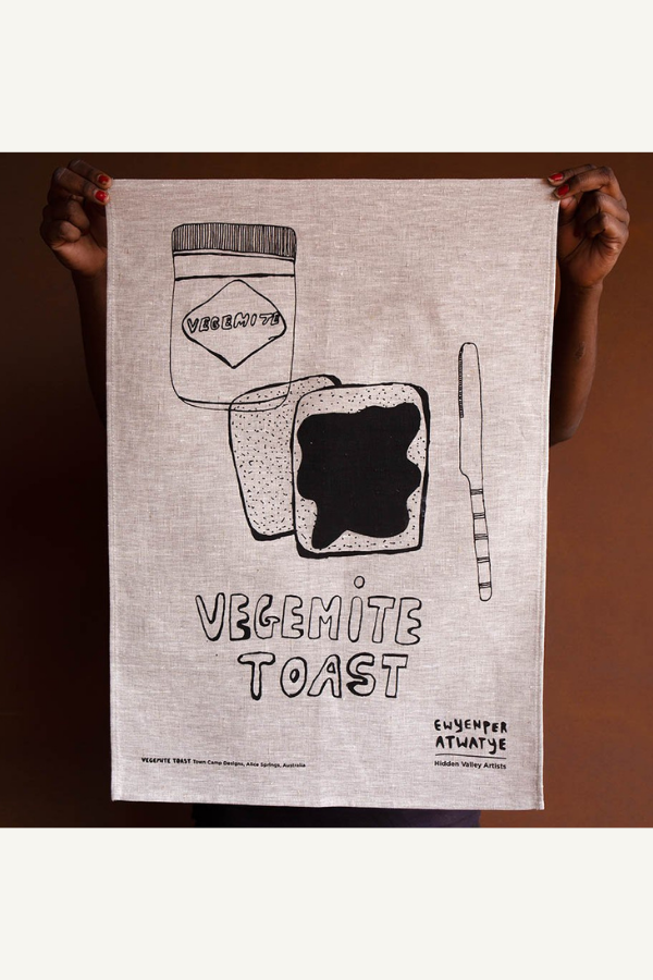 Tea towel vegemite hotsell Melbourn artist