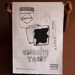Vegemite Toast Tea Towel