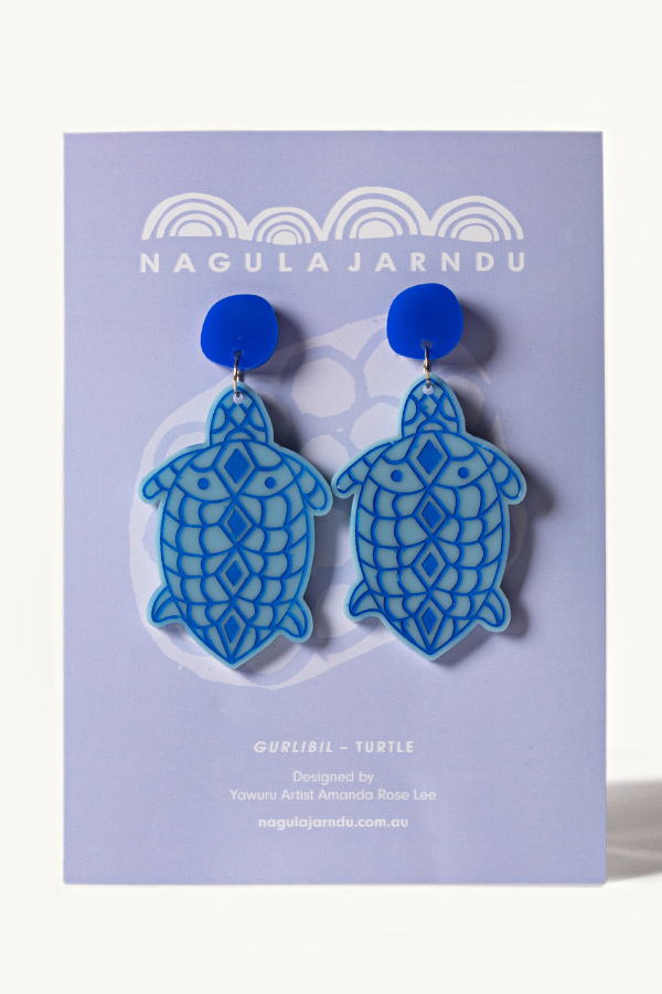 Amanda 2025 blue earrings