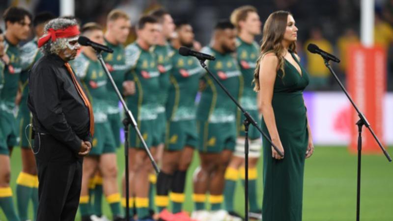 The Wallabies Sing. Did you hear the Anthem sung?