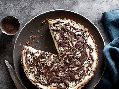 Chocolate and Wattleseed Cheesecake