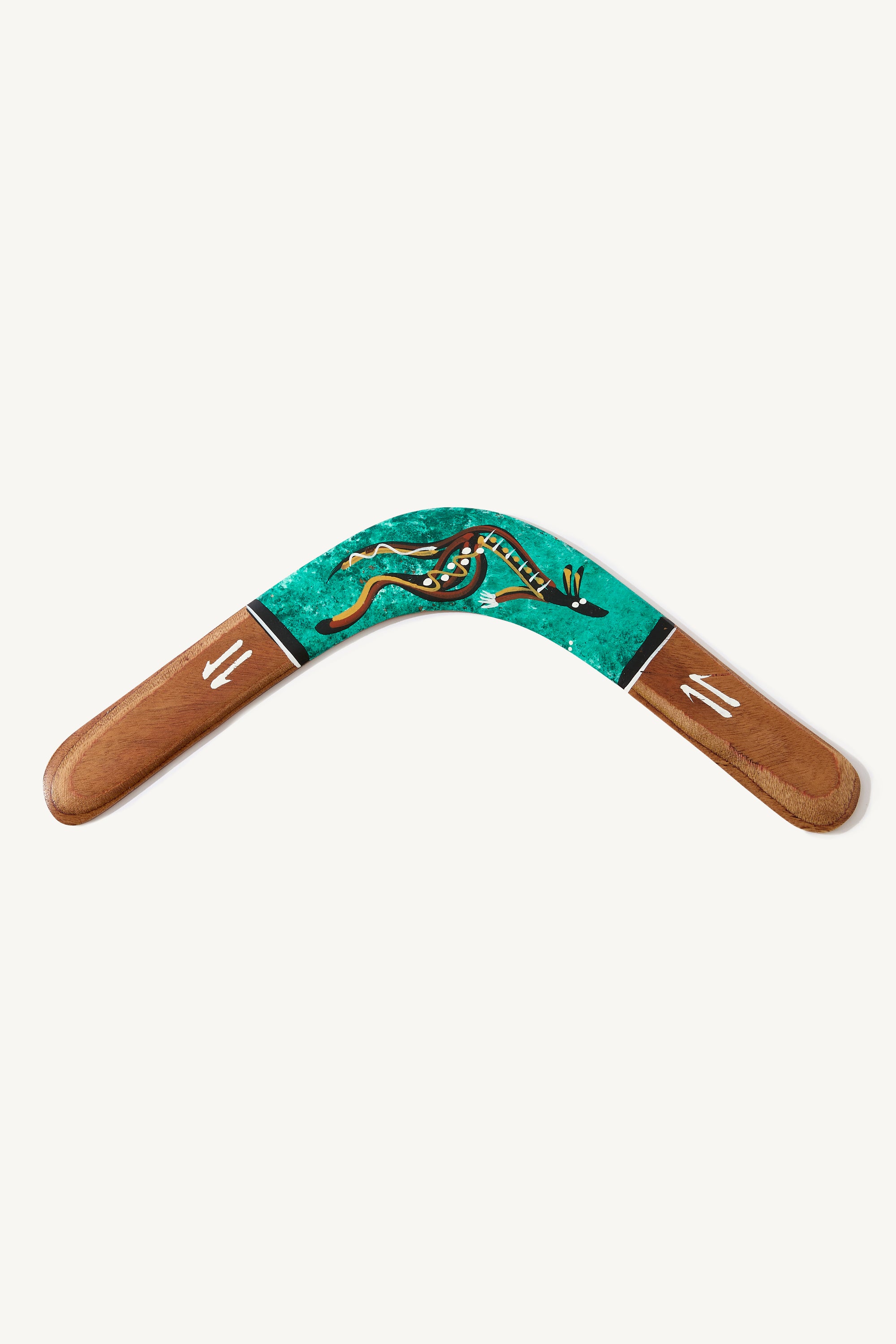 14 Inch Hand Painted Timber Returner