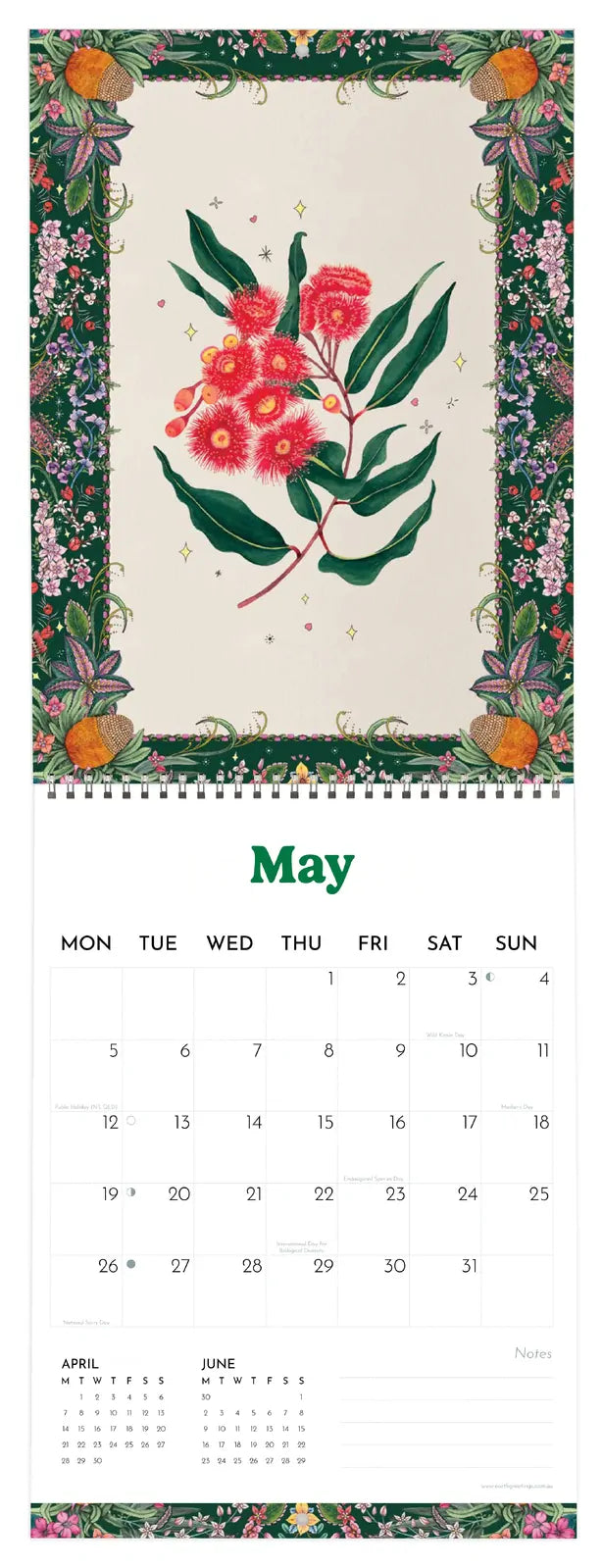 2027 Artist Calendar Earth Greetings