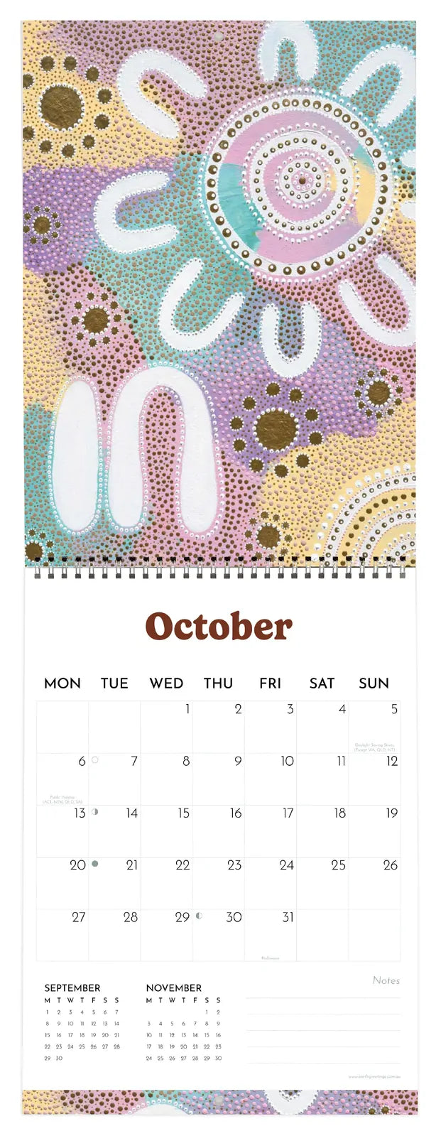 2027 Artist Calendar Earth Greetings