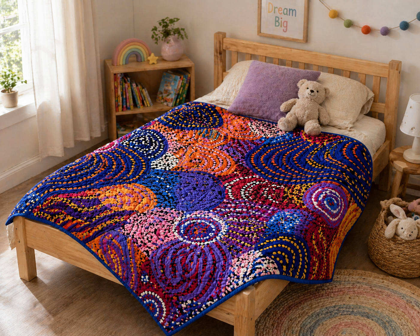 Quilted Baby Blanket - Nora Davidson