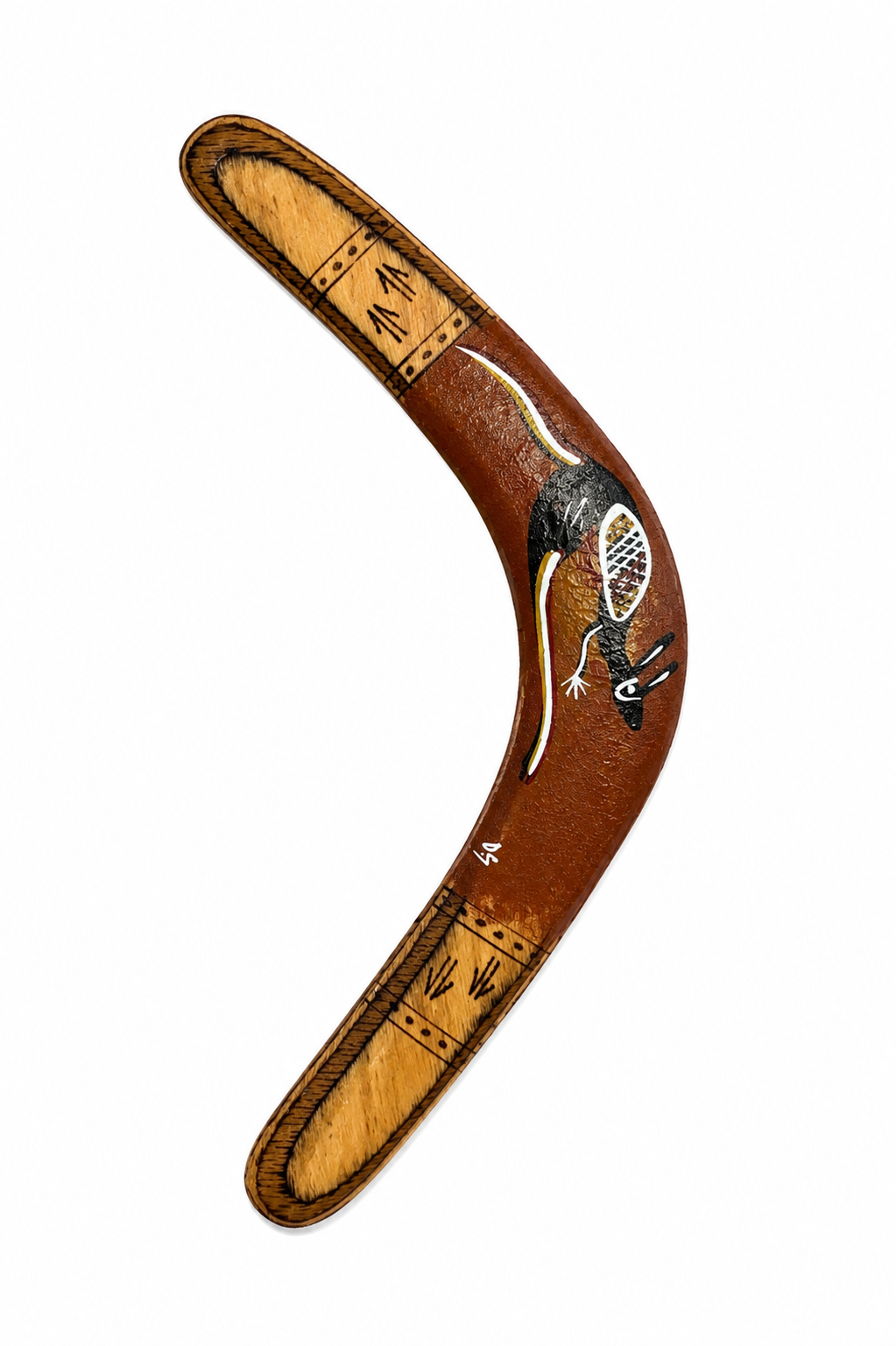 14 Inch Hand Painted Timber Returner