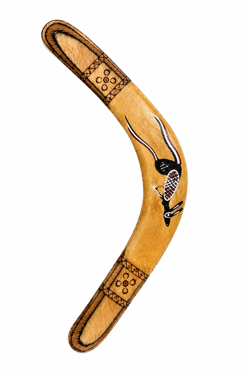14 Inch Hand Painted Timber Returner