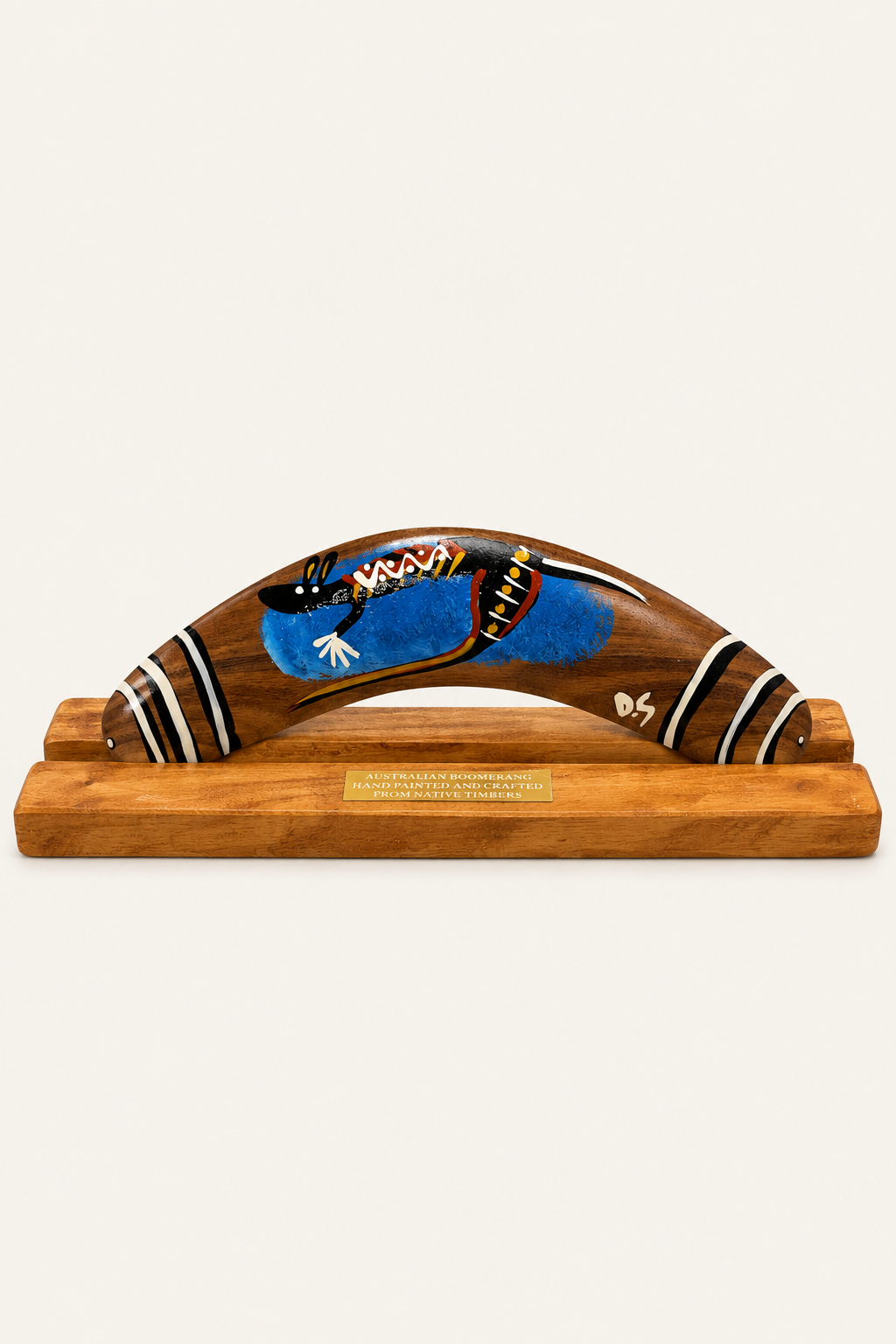 Boxed Basic Animal Boomerang with Stand 8"