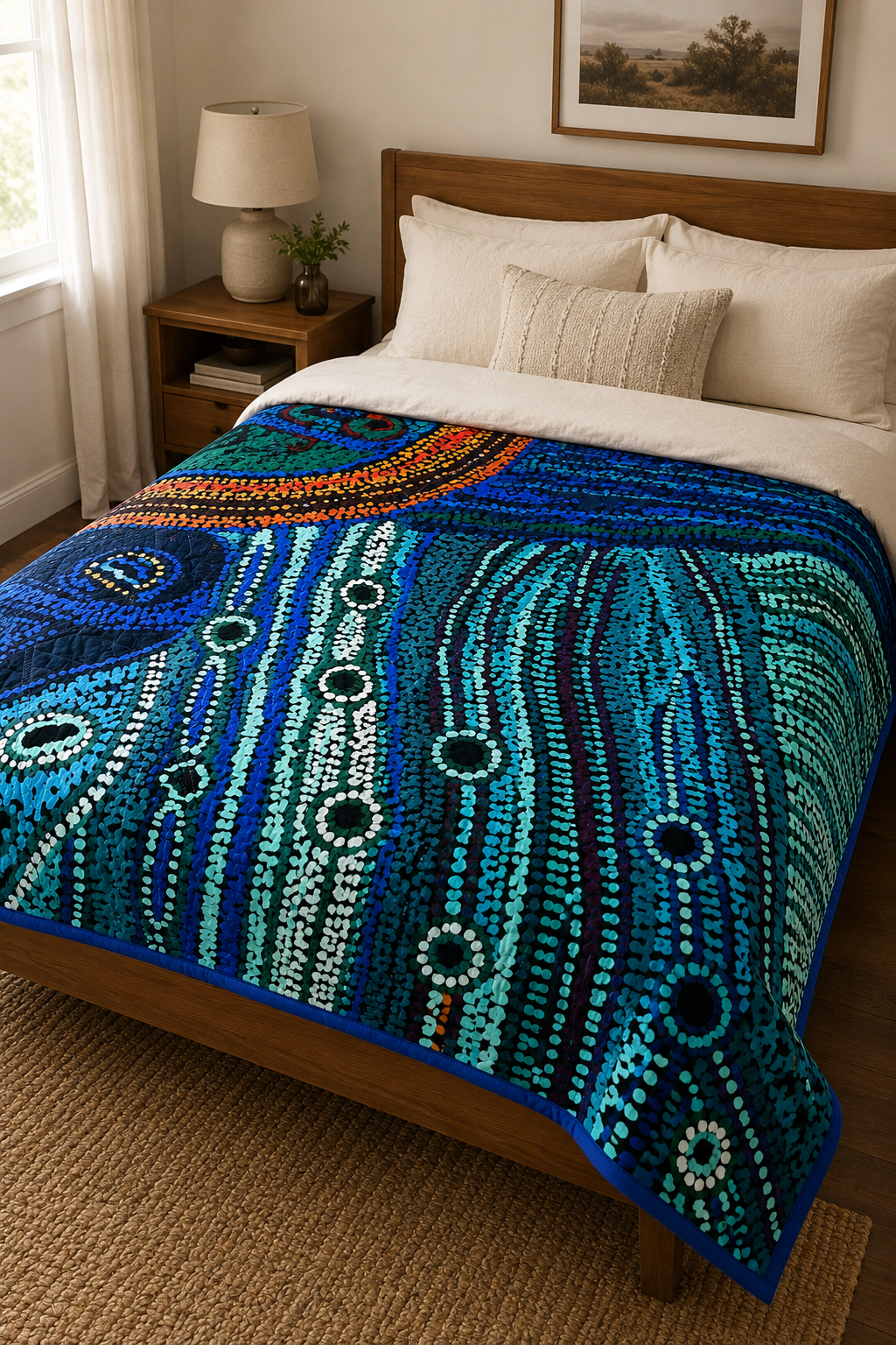 Quilted Baby Blanket - Julie Woods