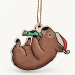 Renee Treml Wombat Hanging Decoration (green bonbon)