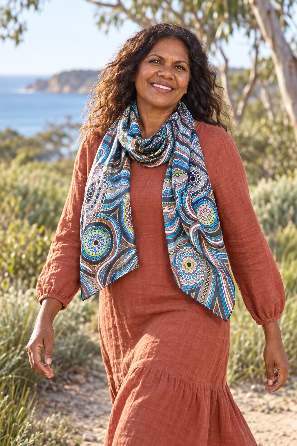 Lee Anne Hall Silk Scarf #2