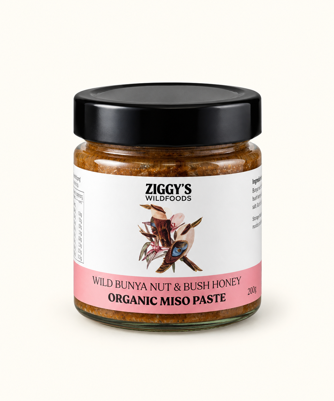 Ziggys Organic Wild Bunya Nut & Australian Honey Miso