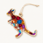 Aboriginal Christmas Kangaroo Decoration Bush Flower